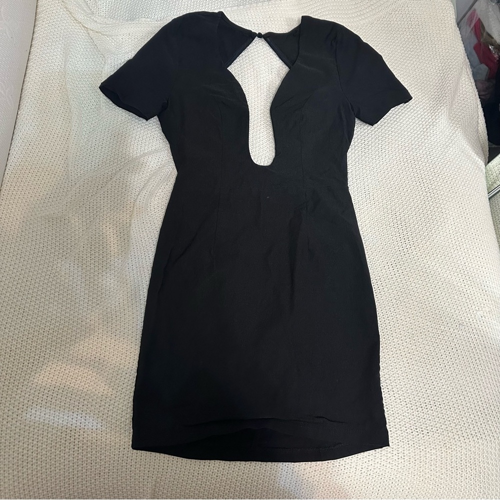 TOBI short sleeve backless pencil skirt dress